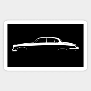 Jaguar Mark X Silhouette Magnet